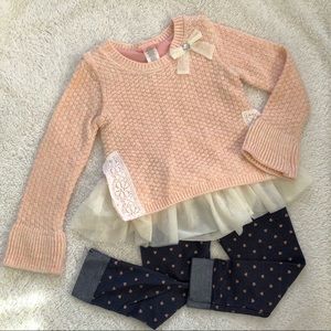 Girls Sweater & Pants Set
